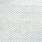 Monochrome Chevron Washable Rug