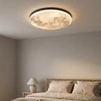 Moon Round LED Flush Ceiling Light