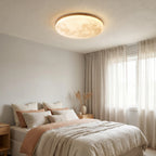Moon Round LED Flush Ceiling Light