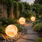 Moon Sphere Pillar Light