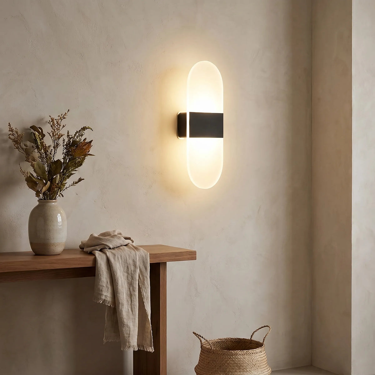 Motion or Touch Cordless Wall Light