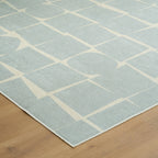 Neutral Mosaic Washable Rug