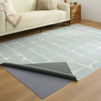 Neutral Mosaic Washable Rug