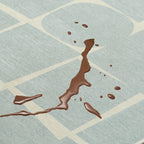 Neutral Mosaic Washable Rug