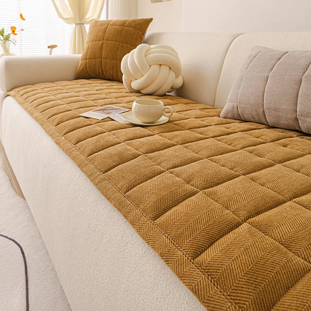 Non-Slip Herringbone Seat Cover