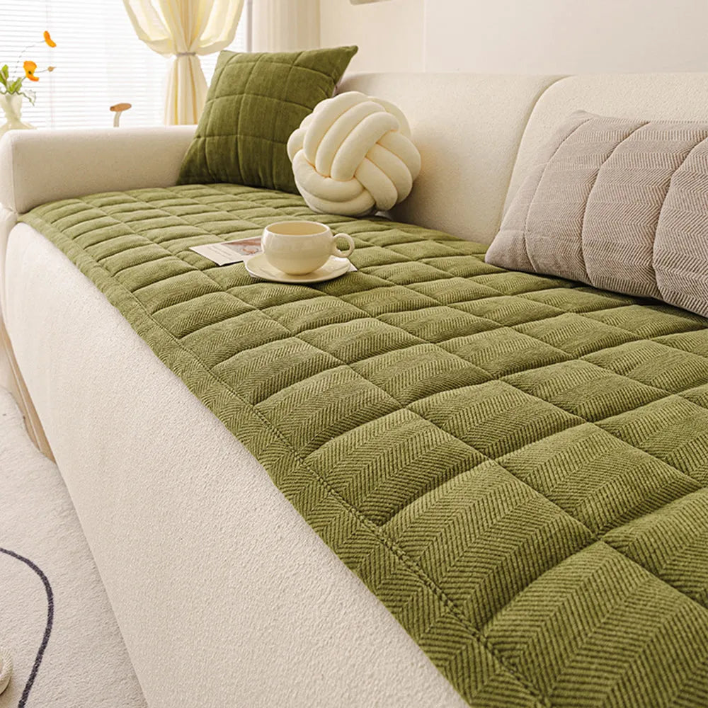 Non-Slip Herringbone Seat Cover