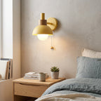 Nordic Globe Pull Chain Wall Light