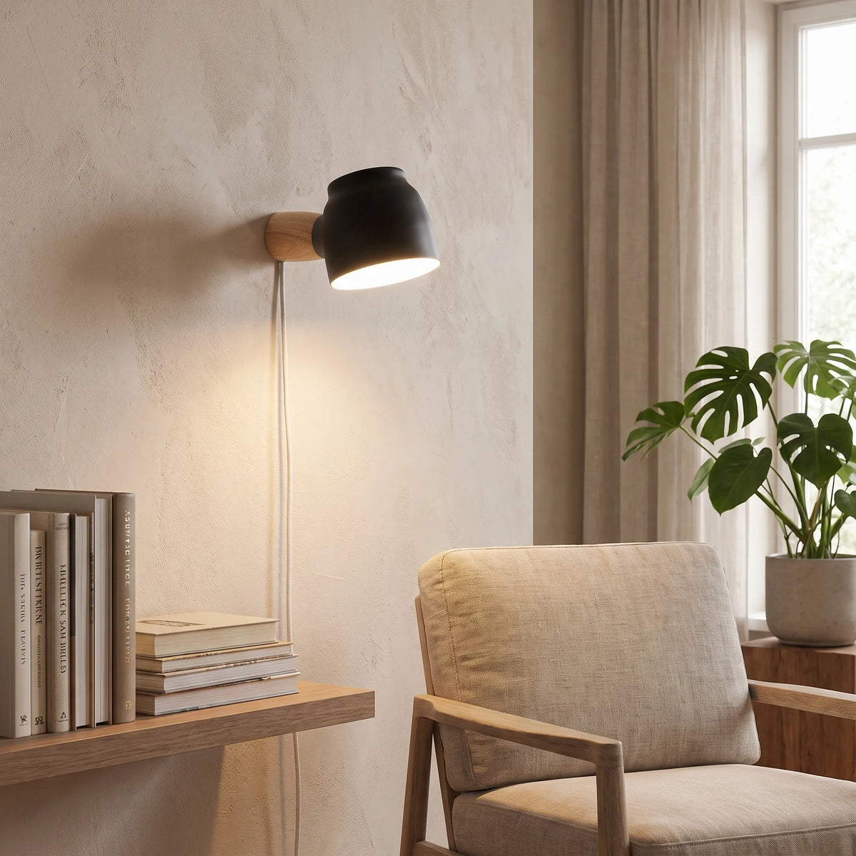 Nordic Plug-In Wall Light
