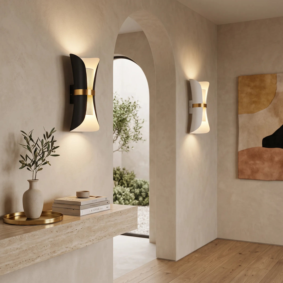 Nordic Up Down Gold Wall Lamp