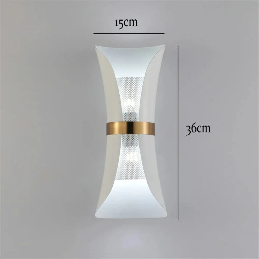 Nordic Up Down Gold Wall Lamp