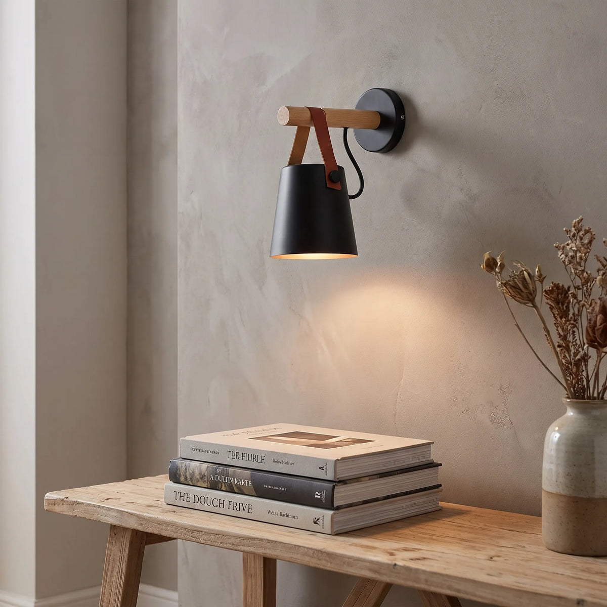 Nordic Wooden Wall Light