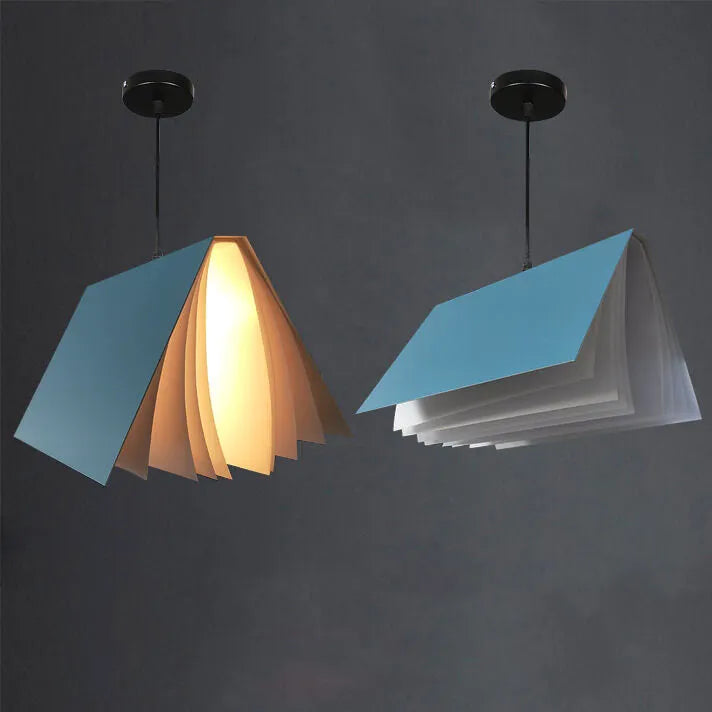 Open Book Pendant Light