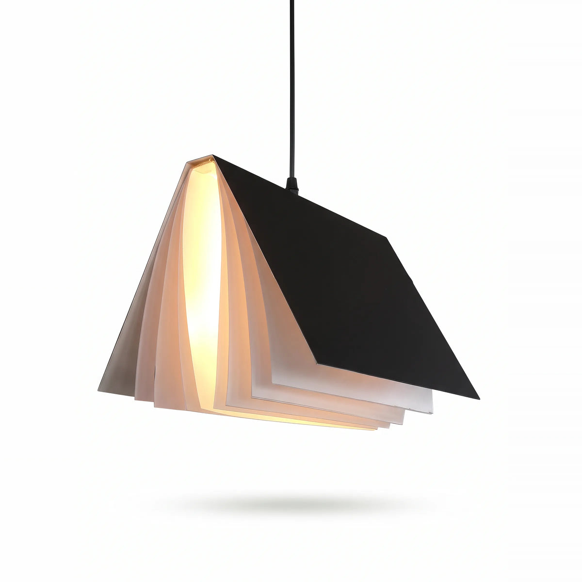 Open Book Pendant Light