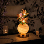 Orchid Glass Vase Table Lamp