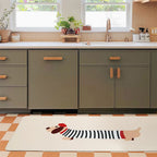 Paris Pup Kitchen Runner Rug