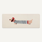 Paris Pup Kitchen Runner Rug