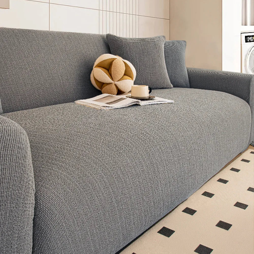 Pebble Weave Stretch Sofa Slipcover