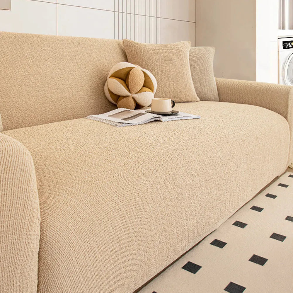Pebble Weave Stretch Sofa Slipcover