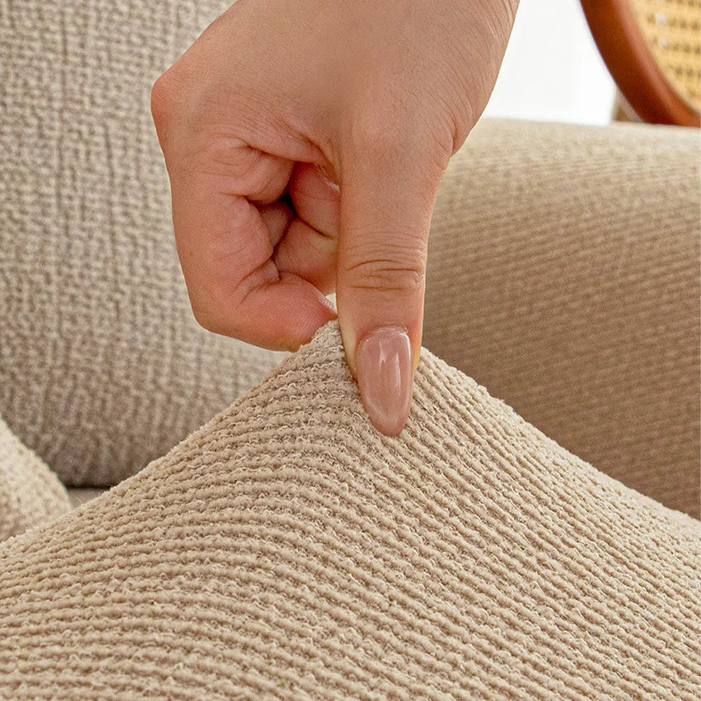 Pebble Weave Stretch Sofa Slipcover