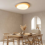Pebble Wood-Grain LED Ceiling Light