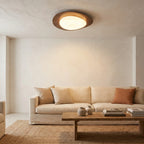 Pebble Wood-Grain LED Ceiling Light