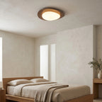 Pebble Wood-Grain LED Ceiling Light