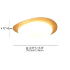 Pebble Wood-Grain LED Ceiling Light