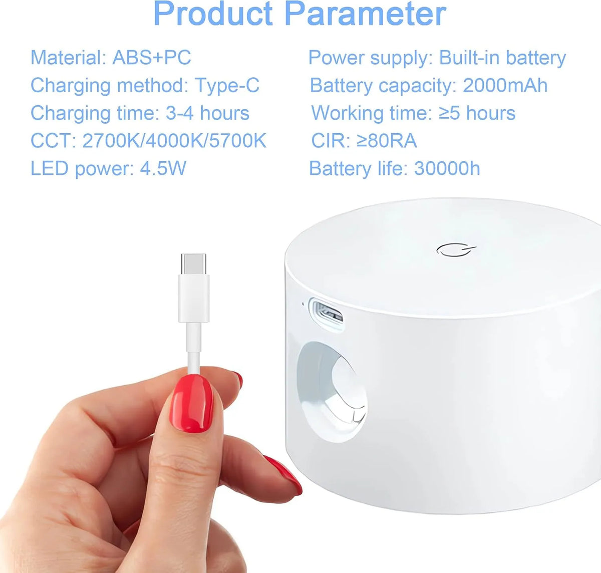 Peel and Stick Touch Wall Light