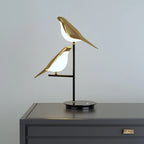 Perching Birds Sculptural Lamp
