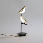 Perching Birds Sculptural Lamp