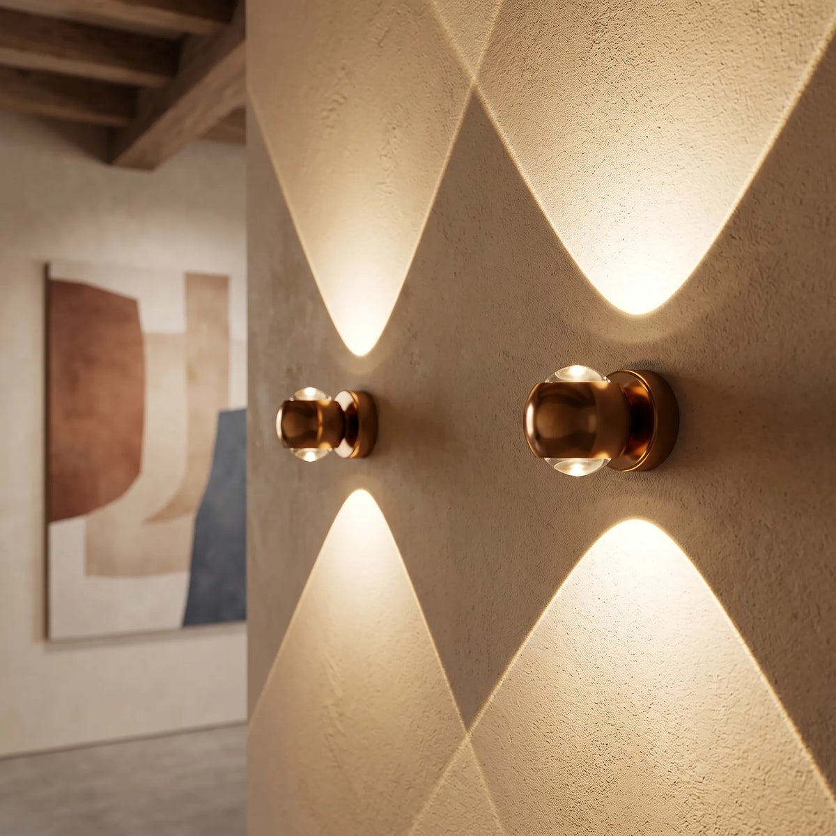 Plated Up Down LED Wall Light