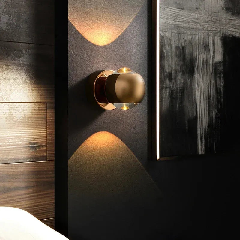 Plated Up Down LED Wall Light