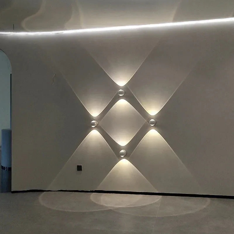 Plated Up Down LED Wall Light