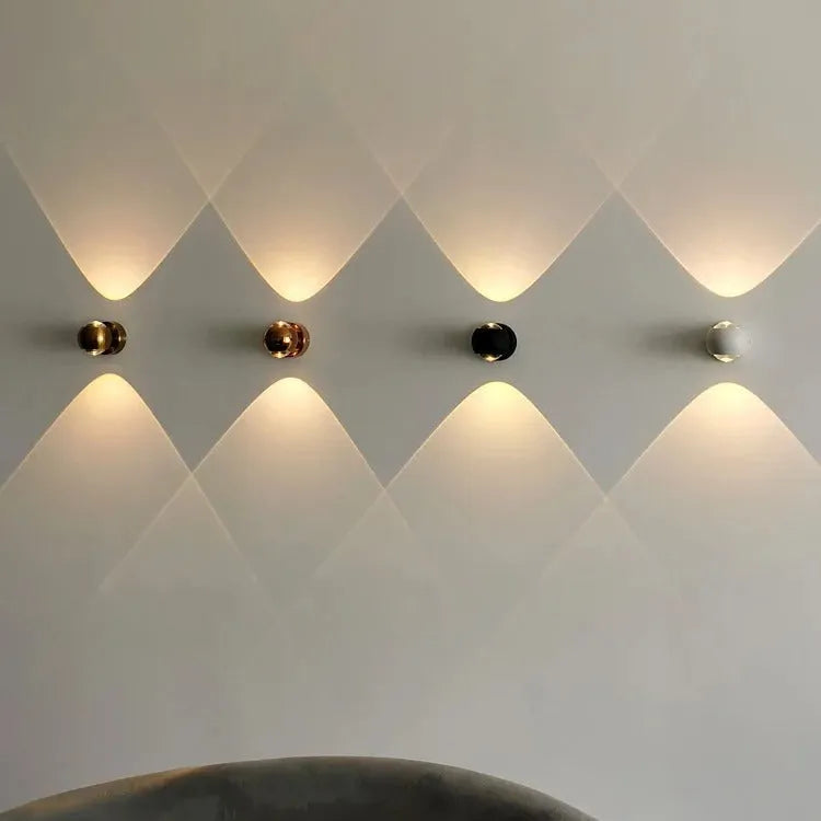 Plated Up Down LED Wall Light