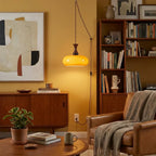 Plug-In Retro Glass Pendant Lamp