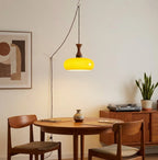 Plug-In Retro Glass Pendant Lamp