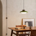 Plug-In Saucer Pendant Lamp