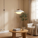 Plug-In Saucer Pendant Lamp