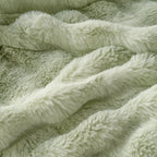 Plush Faux Rabbit Fur Sofa Throw