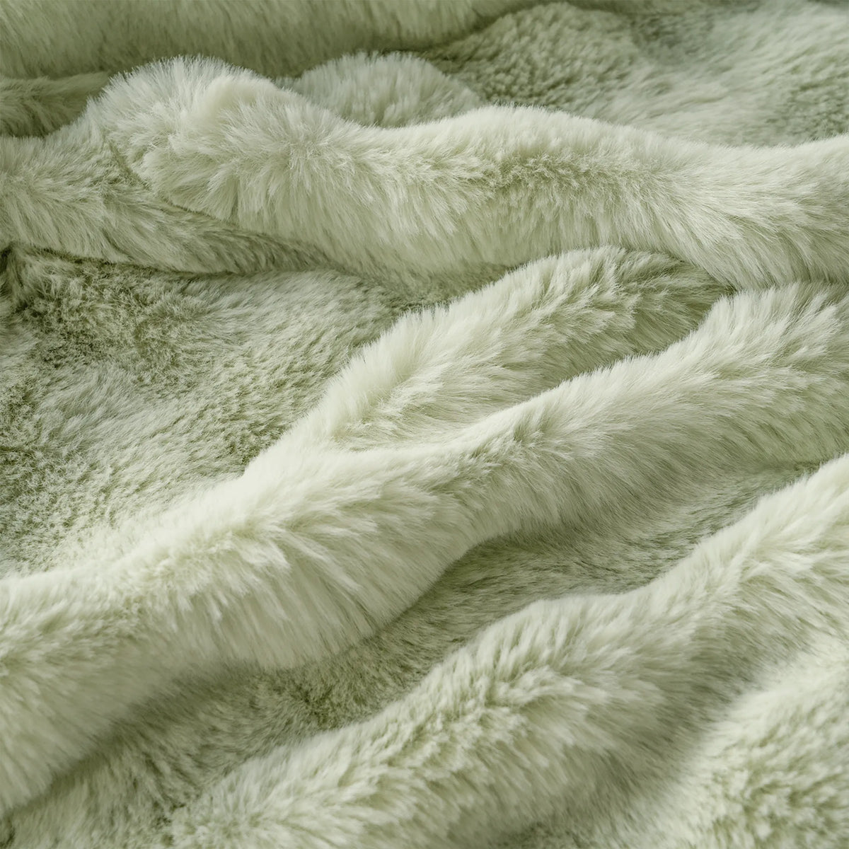 Plush Faux Rabbit Fur Sofa Throw