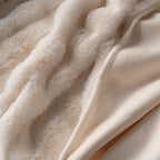 Plush Faux Rabbit Fur Sofa Throw