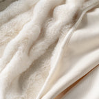 Plush Faux Rabbit Fur Sofa Throw