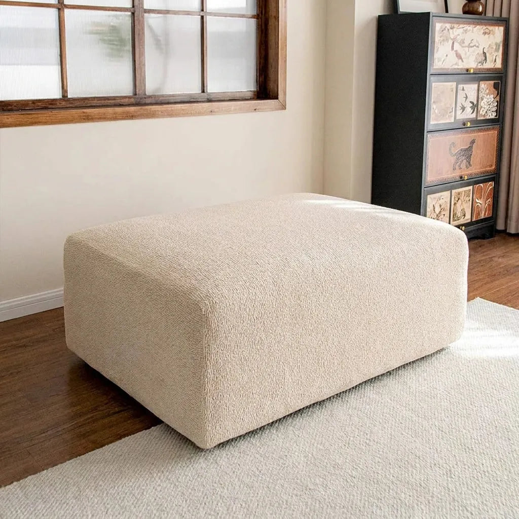 Plush Jacquard Stretch Sofa Slipcover