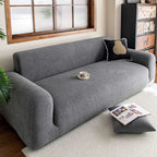 Plush Jacquard Stretch Sofa Slipcover