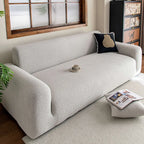 Plush Jacquard Stretch Sofa Slipcover