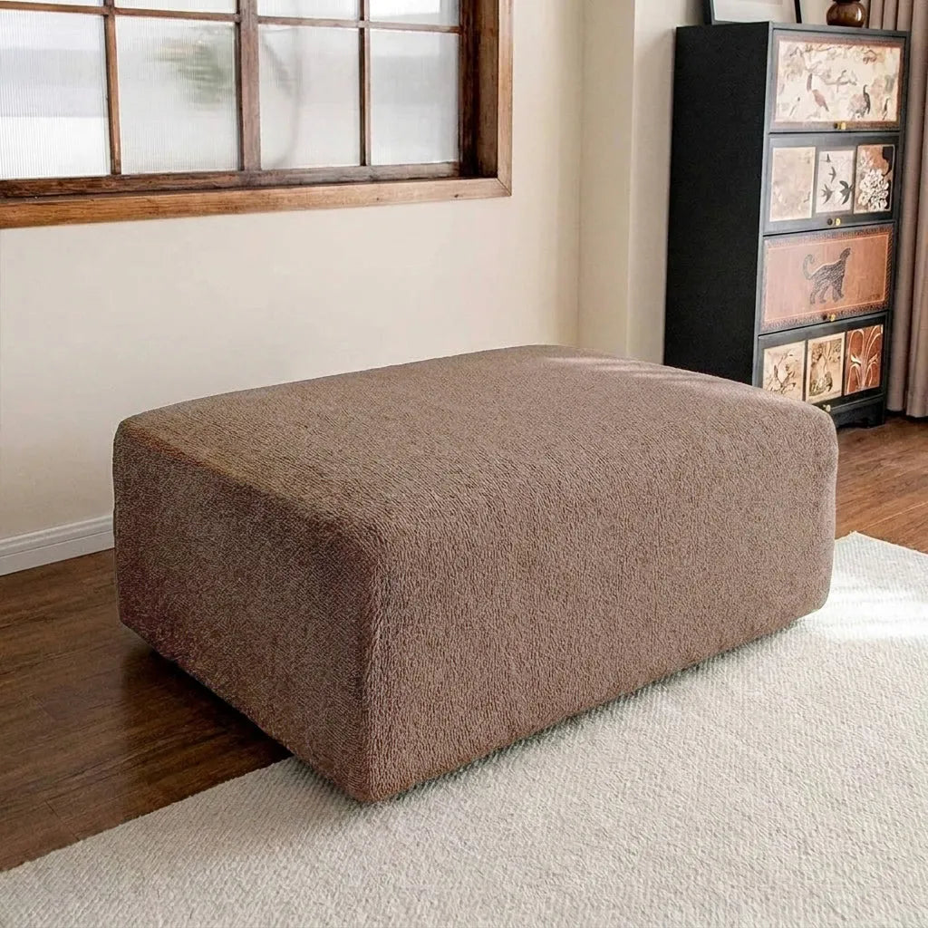 Plush Jacquard Stretch Sofa Slipcover