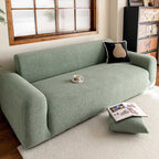 Plush Jacquard Stretch Sofa Slipcover
