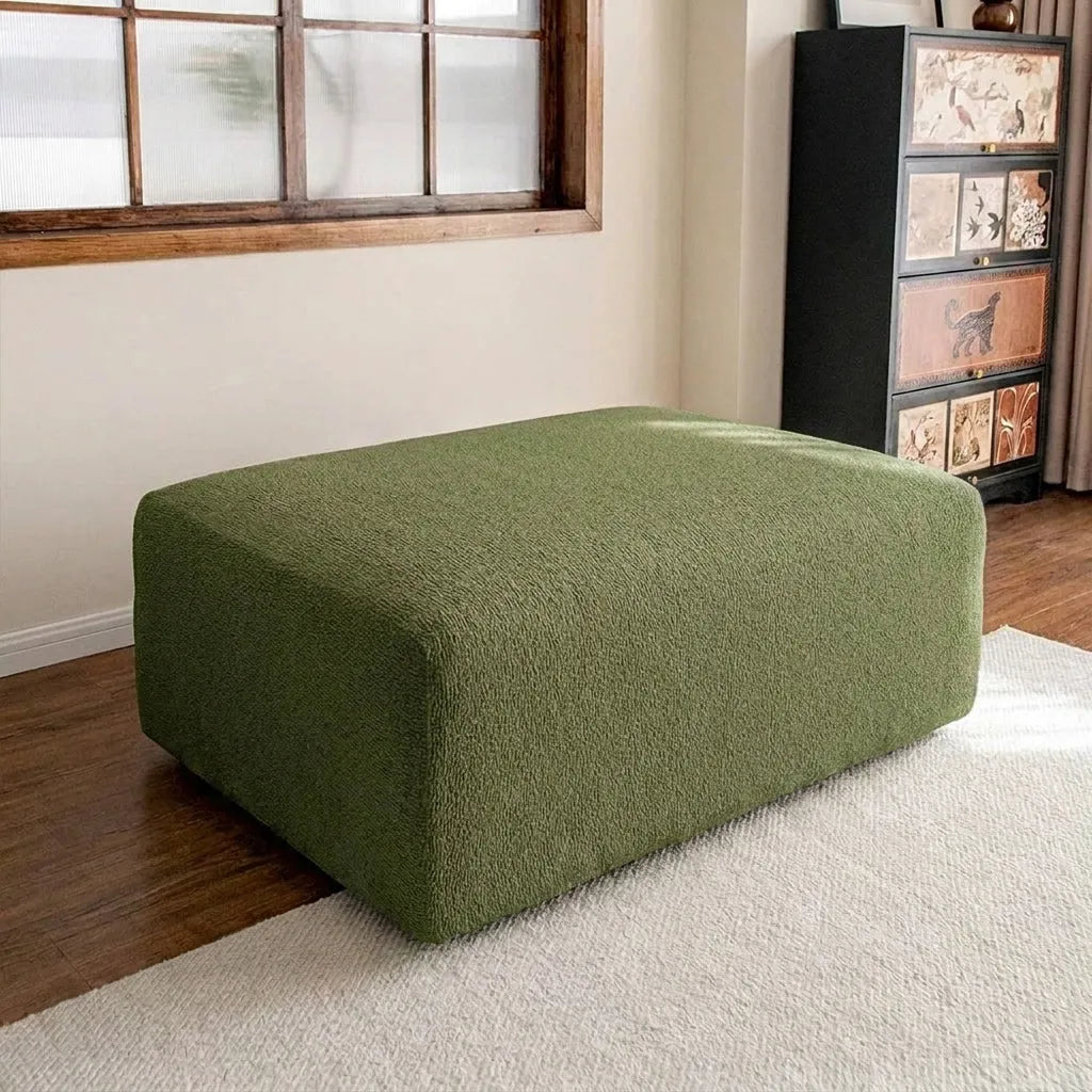 Plush Jacquard Stretch Sofa Slipcover