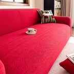 Plush Jacquard Stretch Sofa Slipcover
