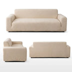 Plush Jacquard Stretch Sofa Slipcover